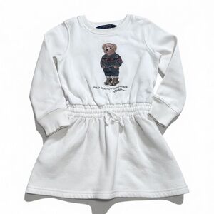 Ralph Lauren White Dress with Bear Graphic